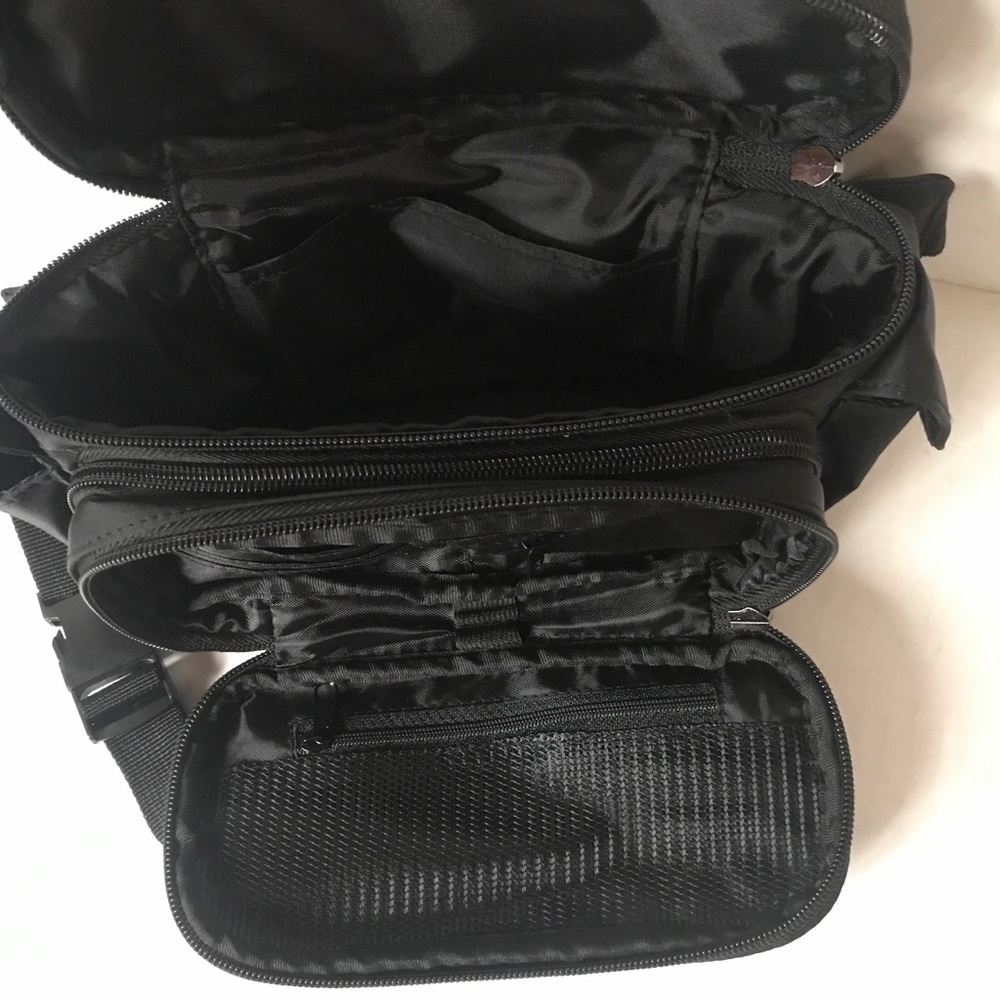 Samsonite Black nylon waist belt fannny pack new - Picture 6 of 9
